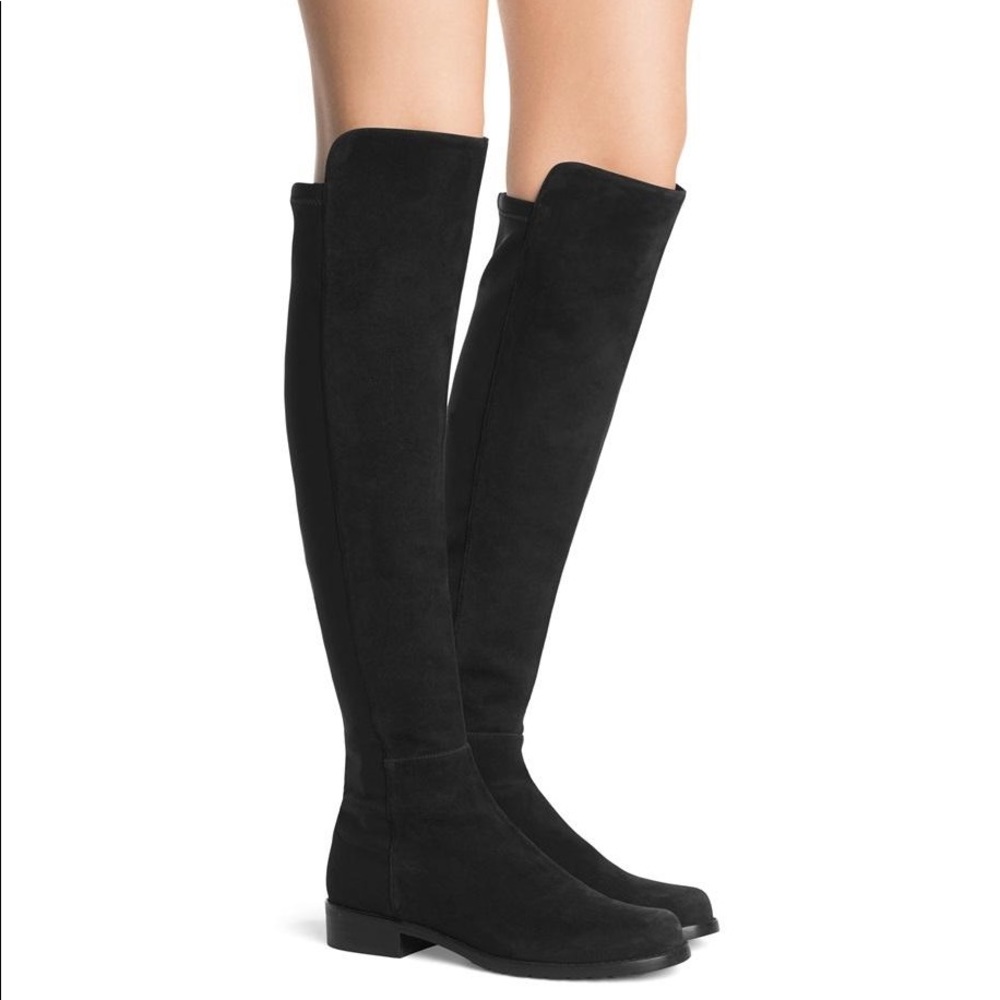 5050 black suede boots - Picture 2 of 7